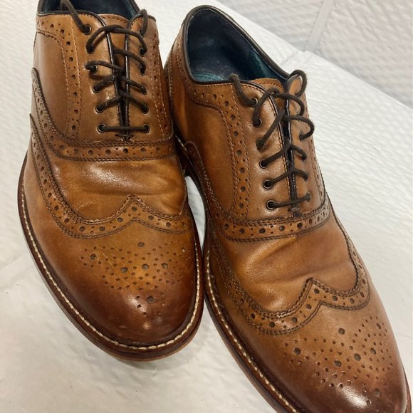 Aston Grey Boyle Wingtip Oxford - Tan Leather main image 4